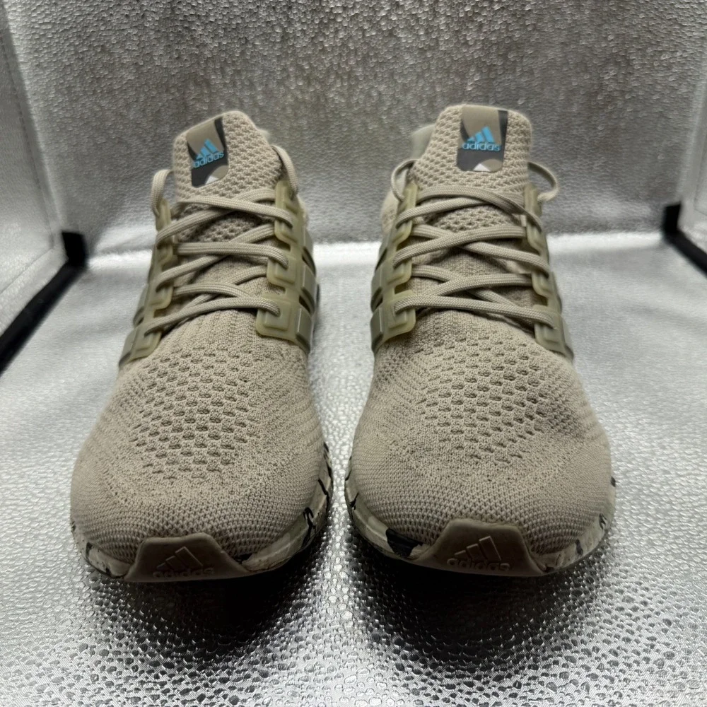 Size 13 Adidas Ultraboost 1.0 DNA Running Shoes Mens Green Excellent GY8535 Camo